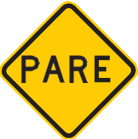 Parada obrigatória à frente