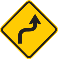 Curva acentuada em "S" à direita