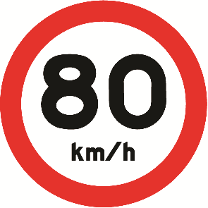 Velocidade máxima permitida