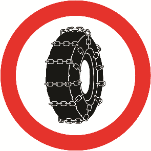 Uso obrigatório de corrente