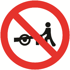 Trânsito proibido a carros de mão