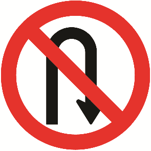 Proibido retornar à direita
